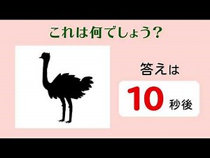【高齢者脳トレ シルエットクイズ】影絵物語11 高齢者向け介護レクや脳トレにぜひ ｂｙふくくる