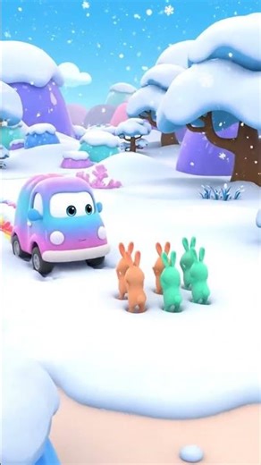 Jello Truck in Snow Jelly Land! ❄️🚚