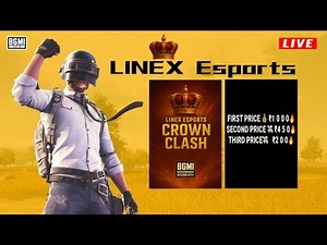 LINEX Esports Tournament 🔥First prize ₹1000✨ and second and third prizes! Live streaming 🔥🔥