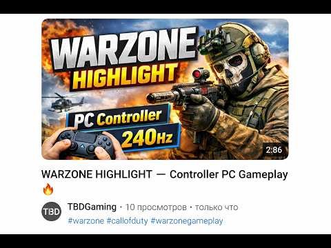 WARZONE HIGHLIGHT — Controller PC Gameplay 🔥