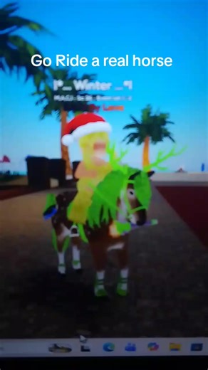 Go Ride a real horse #fyppppppppppppppppppppppp #wildhorseislands #horses #roblox