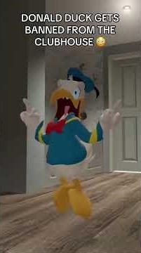 DONALD DUCK GETS THROWN AROUND LIKE CRAZY! #comedy #mickeymouse #youtubeshorts #funny