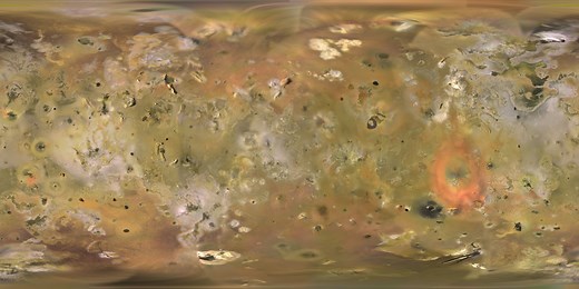 New Map of Jupiter's Volcanic Moon Io is Best One Ever