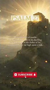 Psalm 27 Bible Scriptures Audio | Overcoming Fear with Faith #jesus #faith #godsword