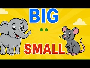 Big and Small | Size Comparison for Kids | Learn with Fun Examples! #educationalvideos #preschool