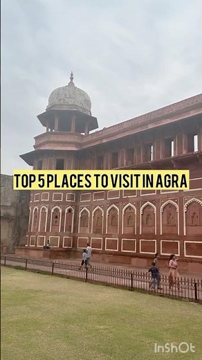 Top 5 Places You Can't Miss in Agra! #monument #travelvlog #top5 #placestovisit