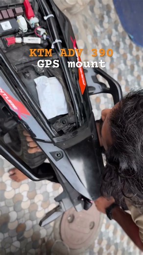 Quick GPS Mount Install on KTM 390 Adventure