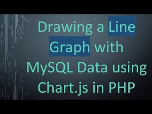 Drawing a Line Graph with MySQL Data using Chart.js in PHP