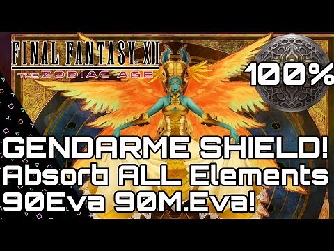 Final Fantasy XII Zodiac Age. Gendarme Shield! 100% Method & Excalibur location!
