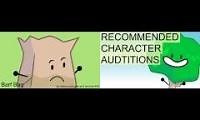 Mix of 2 videos from youtube : Bfdi recommended Character Auditions remake vs Bfdi 17-14 but its 2016