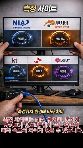 인터넷 속도 측정 이렇게 해 보세요