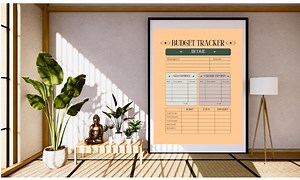 Editable and Downloadable Budget Planner Printable - Monthly Expense Tracker - Financial Organizer PDF - Etsy Australia
