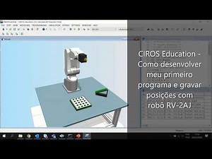 CIROS Education [Robotics#02] Desenvolvendo o primeiro programa em Melfa Basic IV