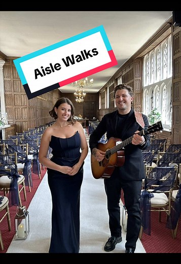 Unplugged Wedding Aisle Walk Singing Without Microphone