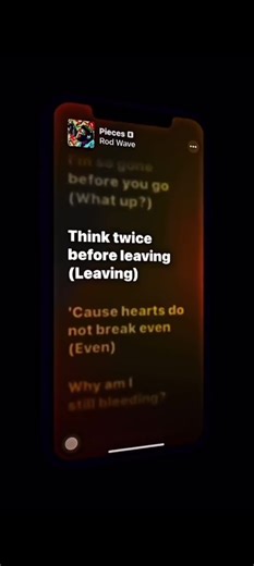 Rod Wave 'Pieces' Lyrics Edit