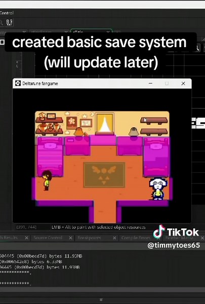 day 3 of creating a deltarune fangame #deltarune #gamemakerstudio #fyp #fangame #gamedevelopment