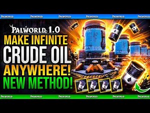 How To Build Oil Extractors ANYWHERE Trick! Palworld 1.0 New Oil Extractor Glitch (NEW CLEAN METHOD)
