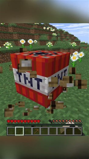 Minecraft, But Every Block Explodes