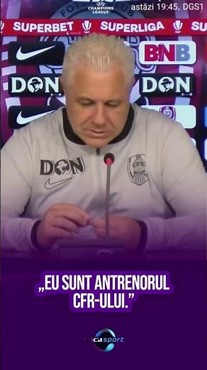 Șumudică, întrebat despre zvonurile că ar urma să fie antrenorul FCSB-ului.