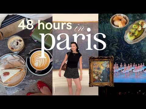 48 hours in paris 🇫🇷🥐 best cafes, shopping, things to do