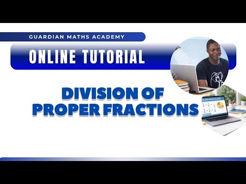 Division of Proper Fractions | How to Divide Fractions Step by Step