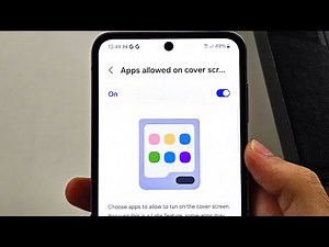 How To Use Any App on Cover Screen on Samsung Galaxy Z Flip 6