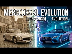 MERCEDES SL Evolution (1954–2030) 🇩🇪 Full History of Mercedes-Benz SL-Class: 300 SL to AMG SL 63