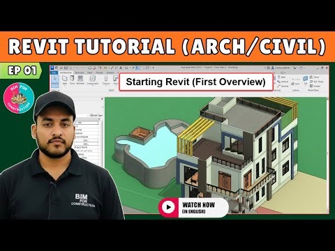 #01 Revit Architecture: Getting Started with Revit (Beginner’s Guide)