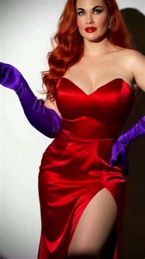 From earlier this month…my #jessicarabbit #jessicarabbitcosplay #rogerrabbit #rogerrabbitcosplay #sexy #fitnerd #fitgirl #singing #singer #ginger I want to do one with a sparkly dress now. But everything I wear has to be custom made because I’m 6 ft tall and strong and curvy. 😝 can never by anything like this off the rack | Wonder Woman is Real