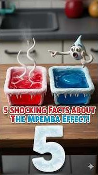 5 Shocking Facts About The Mpemba Effect! 🔥❄️ (Hot Water Freezes Faster!)