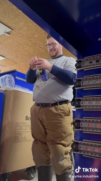 Typical day at Styrke… #workhardplayhard #cold #toolbox #styrke