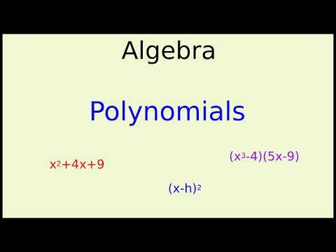 Algebra | Polynomials; Distributing, Factoring, and Grouping