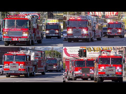 LAFD Major Flooding Response: Baldwin Hills