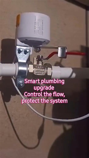 Motorized ball valve installed ✔️ Safety first, always. #SmartPlumbing #AutoShutOff #WaterControl #TechnicianLife #PlumbingReels #HVACLife | Hermijenes Pascua Cabang