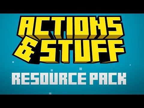 The Best Resource Pack on Minecraft Bedrock Edition! | Actions & Stuff Review!!!