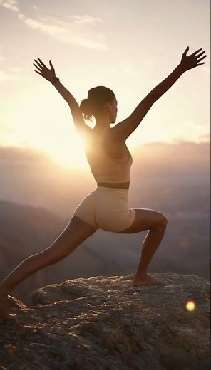 The moment your mind and body become ONE 🌅💫