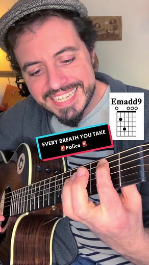 Apprendre à jouer Every Breath You Take à la guitare en version acoustique