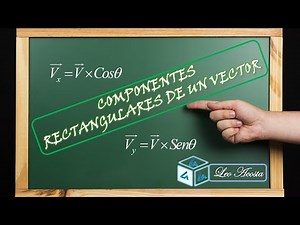 COMPONENTES RECTANGULARES DE UN VECTOR