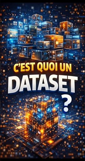 📊 C'est Quoi Un Dataset ? Explication Simple #Dataset #DataScience #IA #MachineLearning #shorts