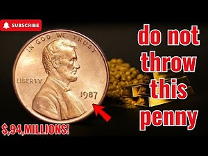 Watch Out! These 1987 Pennies Are Secretly Valuable! Do You Have This Rare 1987 D Penny?