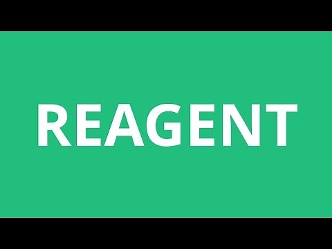 How To Pronounce Reagent - Pronunciation Academy