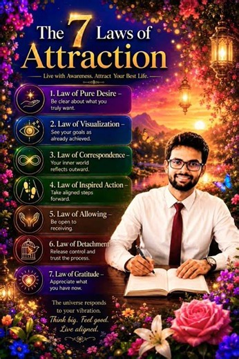 The 7 Laws of Attraction 🧚‍♂️💫