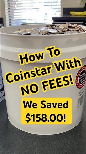 How To Coinstar Without Paying Fees! Save Big Money! #youtubeshorts #coin