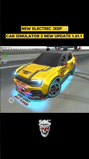 New Electric Jeep ☠️ | car simulator 2 new update 1.61.1 | #carsimulator2 #shorts