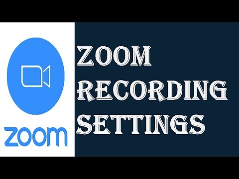 Zoom Recording Settings | How to Record Zoom Meeting with Customized Settings? | Zoom Tutorial