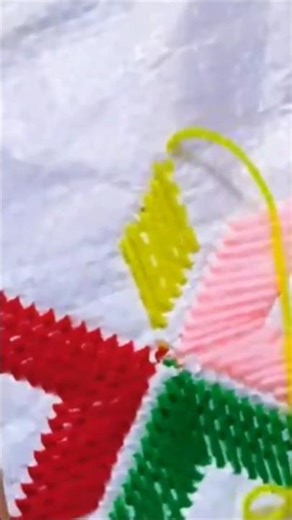 woolen embroidery #shorts #yt