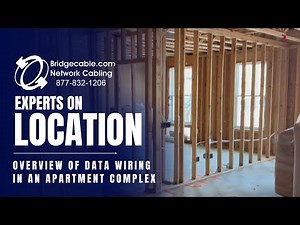 Example of Apartment Complex Data Wiring for Fiber and Telephone in New Jersey | Bridgecable.com