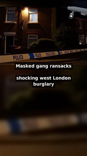 Masked gang ransacks elderly woman's home in shocking west London burglary