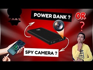 Be Careful Hidden Camera on Power bank 😱 Power Bank Spy Camera Review | Mini Wireless Hidden Camera