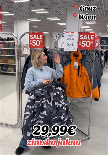 Zimska Jakna na Mega Sale za 29,99€